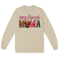 Mushroom highland cow one loved mama Long Sleeve Tee - JahusDesignShop