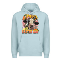 Blue Mist Happy Easter Day Premium Hoodie - LillyAllenDesigns