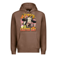 Chestnut Happy Easter Day Premium Hoodie - LillyAllenDesigns