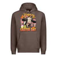 Coffee Happy Easter Day Premium Hoodie - LillyAllenDesigns