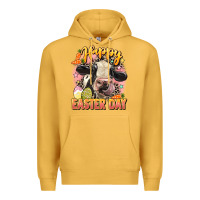 Mustard Happy Easter Day Premium Hoodie - LillyAllenDesigns