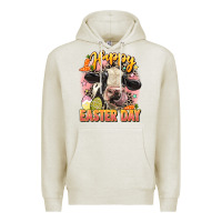 Oatmeal Heather Happy Easter Day Premium Hoodie - LillyAllenDesigns