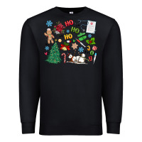 Black nurse christmas Premium Sweatshirt - MaliasSmallBusiness
