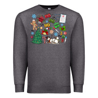 Charcoal Heather nurse christmas Premium Sweatshirt - MaliasSmallBusiness