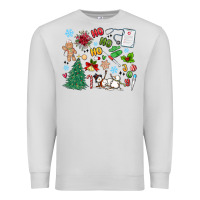 Dove Grey nurse christmas Premium Sweatshirt - MaliasSmallBusiness