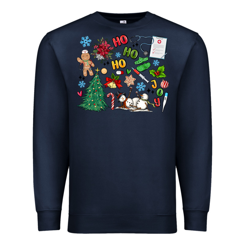 Nurse Christmas Premium Sweatshirt by MaliasSmallBusiness | Teevron