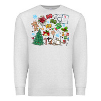 Oatmeal Heather nurse christmas Premium Sweatshirt - MaliasSmallBusiness