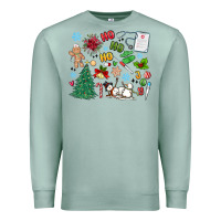 Seafoam nurse christmas Premium Sweatshirt - MaliasSmallBusiness