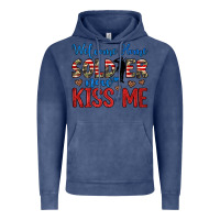 Vintage Denim welcome home soldier now kiss me Vintage Hoodie - JahusDesignShop