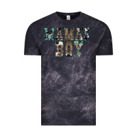 Cloud Black Western Mama's Boy Vintage Tee - CowhideDigitalArt