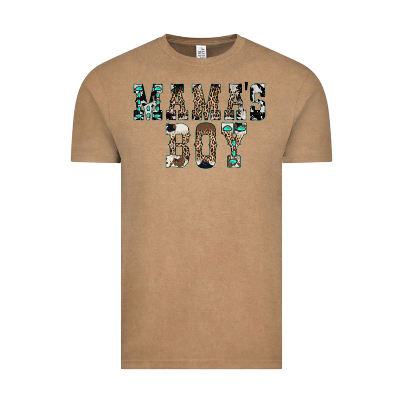 Western Mama's Boy Vintage Tee by CowhideDigitalArt | Teevron