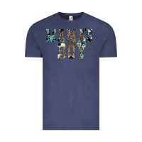 Vintage Denim Western Mama's Boy Vintage Tee - CowhideDigitalArt
