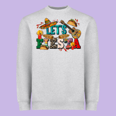 Let's Fiesta Heavyweight Sweatshirt Designed By Cts Tumbler Store