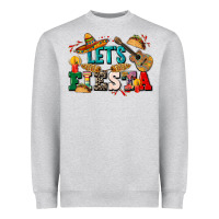 Heather Grey Let's fiesta Heavyweight Sweatshirt - CTS Tumbler Store