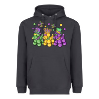 Smoke mardi gras bead dogs Heavyweight Hoodie - MaliasSmallBusiness