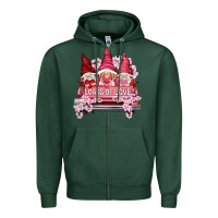 Sports Green loads of love with flowers Zipper Hoodie - NancyCooperArtShop