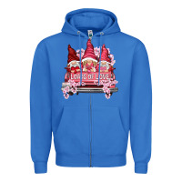 True Royal loads of love with flowers Zipper Hoodie - NancyCooperArtShop