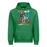Emerald Best Dog Mom Ever Urban Hoodie - texasbilliewilder