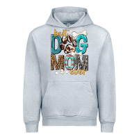 Heather Grey Best Dog Mom Ever Urban Hoodie - texasbilliewilder