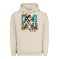 Pigment French Oak Best Dog Mom Ever Urban Hoodie - texasbilliewilder
