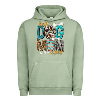 Pigment Oil Green Best Dog Mom Ever Urban Hoodie - texasbilliewilder