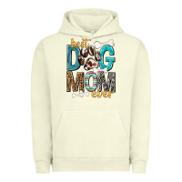 Pigment Pistachio Best Dog Mom Ever Urban Hoodie - texasbilliewilder