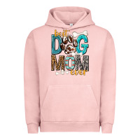 Pigment Salmon Best Dog Mom Ever Urban Hoodie - texasbilliewilder