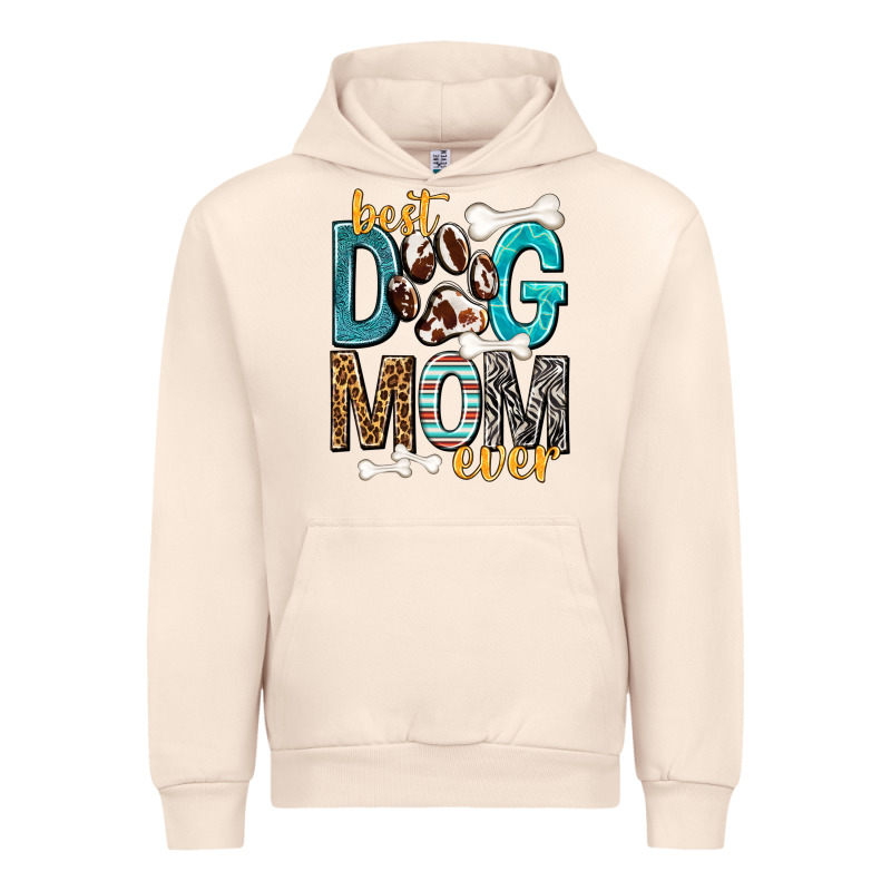 Best Dog Mom Ever Urban Hoodie by texasbilliewilder | Teevron