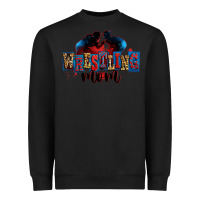 Black wrestling mom Heavyweight Sweatshirt - Zillion Design Studio