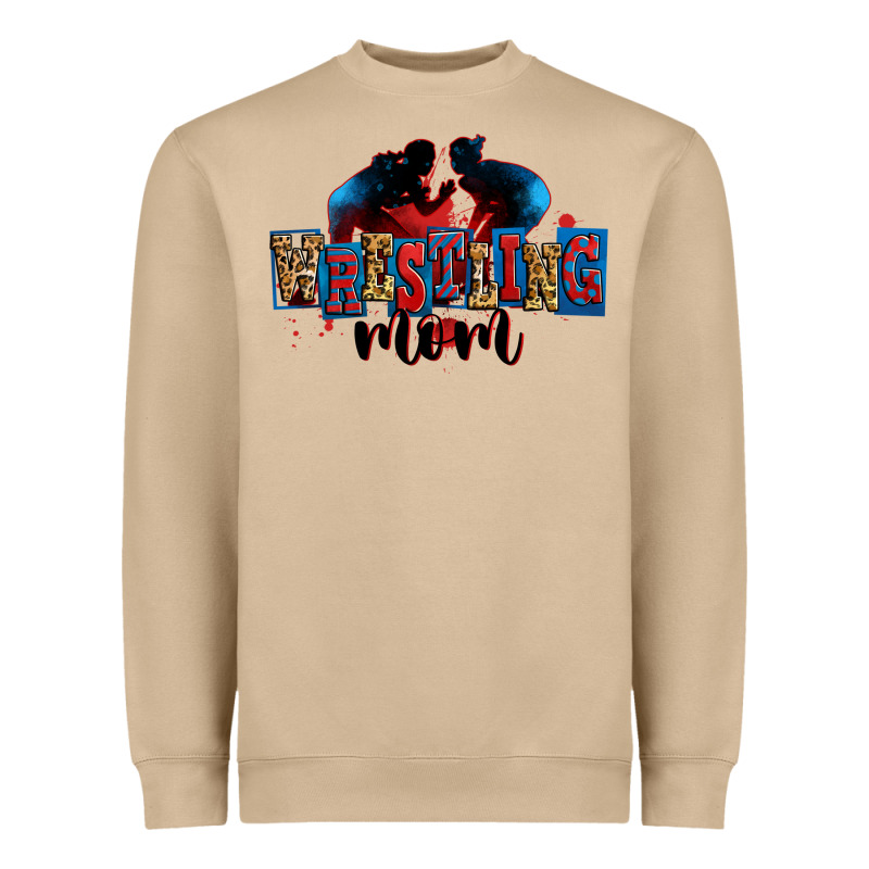 Wrestling Mom Heavyweight Sweatshirt by Zillion Design Studio | Teevron