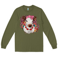 Army Green heifer valentines Long Sleeve Tee - JahusDesignShop