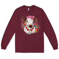 Burgundy heifer valentines Long Sleeve Tee - JahusDesignShop