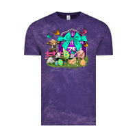 Cloud Purple Easter Farm Animal Easter Day Vintage Tee - Neo Western