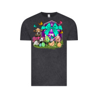 Vintage Black Easter Farm Animal Easter Day Vintage Tee - Neo Western