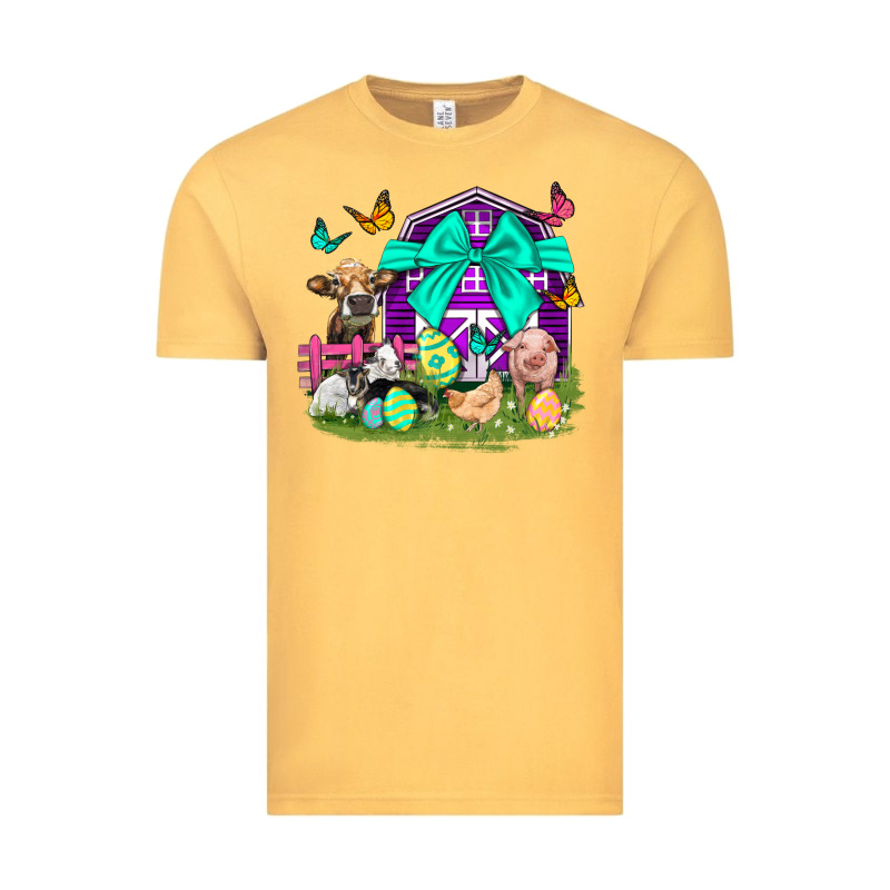 Easter Farm Animal Easter Day Vintage Tee by Neo Western | Teevron