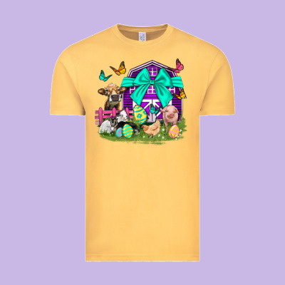Easter Farm Animal Easter Day Vintage Tee Designed By Neo Western