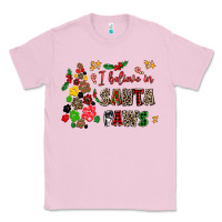 Bubblegum Pink i believe in santa paws Classic Tee - AdoDesignShop