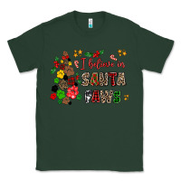 Sports Green i believe in santa paws Classic Tee - AdoDesignShop