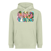 Matcha Happy Easter Heavyweight Hoodie - NancyCooperArtShop