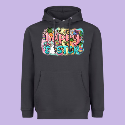Happy Easter Heavyweight Hoodie Designed By Nancycooperartshop