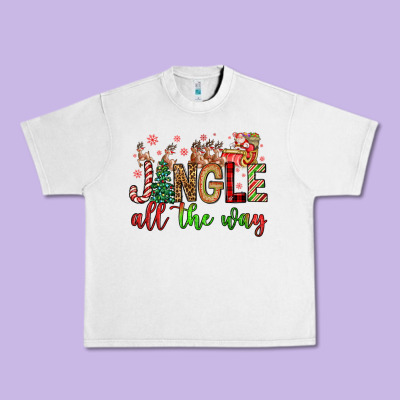 Jingle All The Way Urban Heavy Tee Designed By Fadigitalartstudio