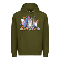 Army Green Easter Easter Dental Premium Hoodie - LillyAllenDesigns
