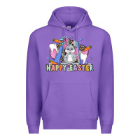 Purple Easter Easter Dental Premium Hoodie - LillyAllenDesigns