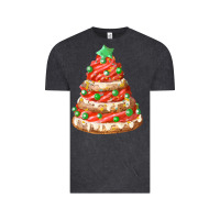 Vintage Black red christmas cookie cake fa element Vintage Tee - FaDigitalArtStudio