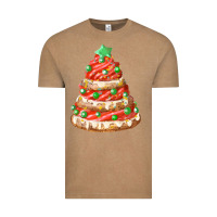 Vintage Coffee red christmas cookie cake fa element Vintage Tee - FaDigitalArtStudio
