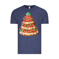 Vintage Denim red christmas cookie cake fa element Vintage Tee - FaDigitalArtStudio