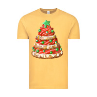 Vintage Mustard red christmas cookie cake fa element Vintage Tee - FaDigitalArtStudio