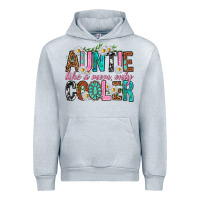 Heather Grey Auntie Like a Mom Only Cooler Urban Hoodie - texasbilliewilder