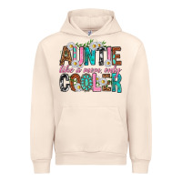 Sandshell Auntie Like a Mom Only Cooler Urban Hoodie - texasbilliewilder