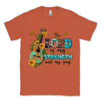 Copper the lord is my strength and my song guitar with su Classic Tee - AdoDesignShop